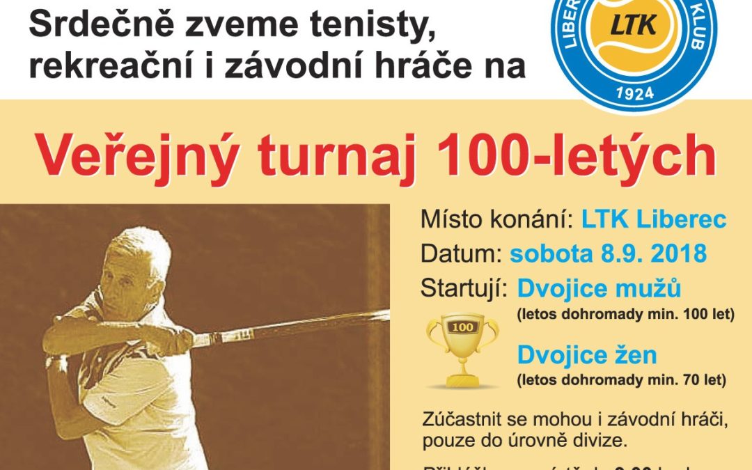 Blíží se turnaj 100 – letých