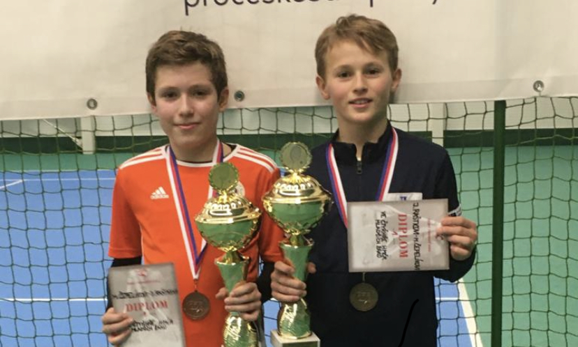 Matouš Čepelík mistrem ČR do 12ti let ve čtyřhře