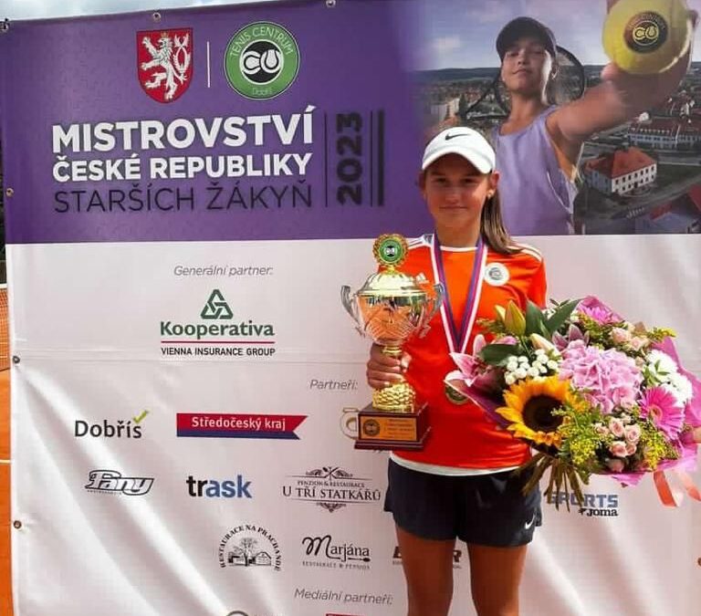 MČR starších žáků – Týna Ďulíková má zlato z dvouhry