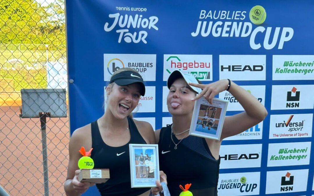 Týna Ďulíková zlatá ve čtyřhře ITF J200, Bára Blažková v semifinále v Polsku