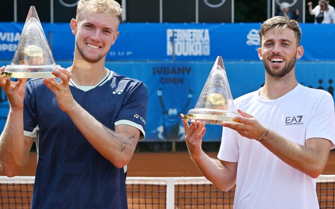 🏆SVIJANY OPEN 2025 – Vítězem ve čtyřhře se stala dvojice Andrew Paulson a Michael Vrbenský